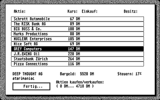 Big Boss atari screenshot